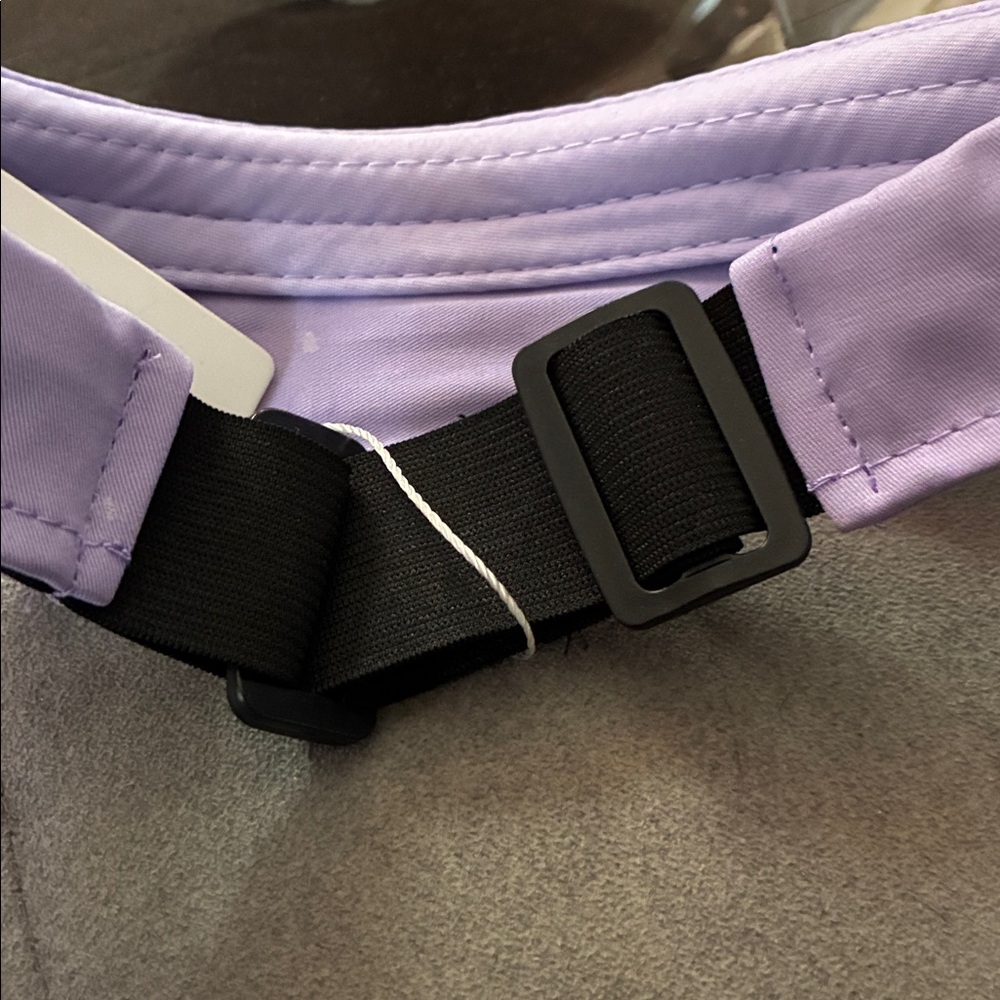 Alo Lavender Visor with Iridescent Brim - Picture 3 of 3